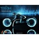 Tron Legacy Movie Masterpiece Action Figure 1/6 Sam Flynn with Light Cycle 30 cm